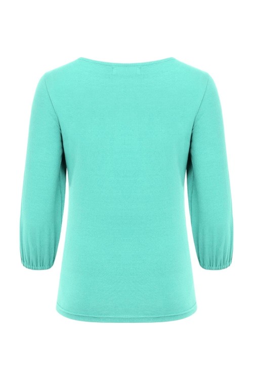 MIA z rękawkami 3:4 Blue Turquoise tył.jpg