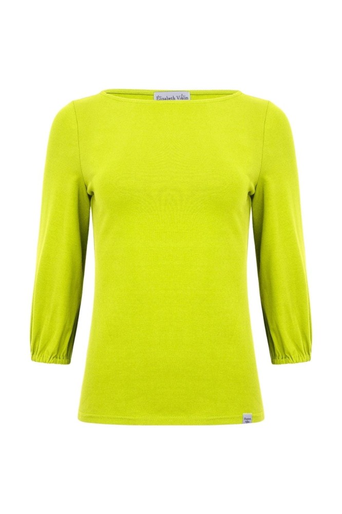 MIA z rękawkami 3:4 Bright Chartreuse przód.jpg