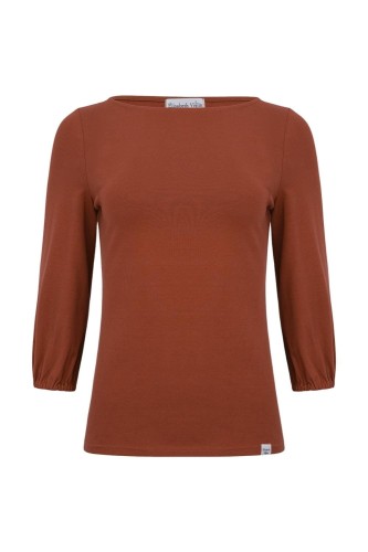 MIA z rękawkami 3:4 Burnt Henna przód.jpg