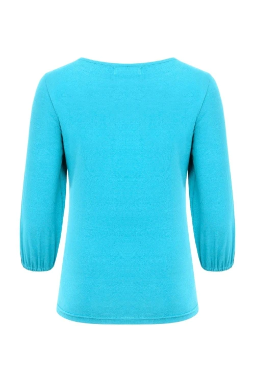 MIA z rękawkami 3:4 Cyan Blue tył.jpg