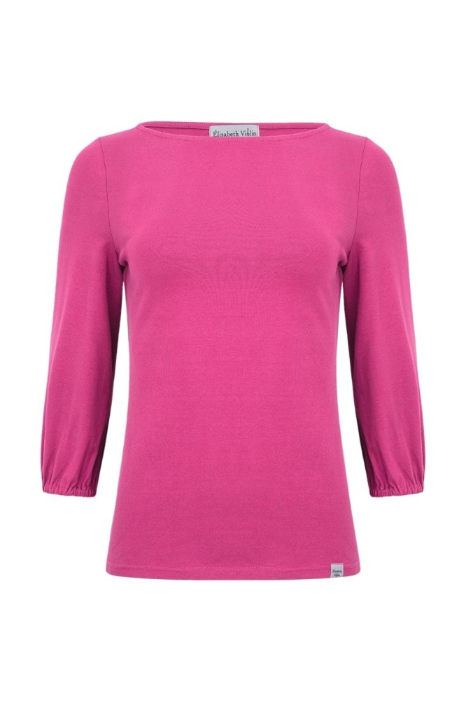 MIA z rękawkami 3:4 Fuchsia Rose przód.jpg