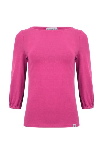 MIA z rękawkami 3:4 Fuchsia Rose przód.jpg