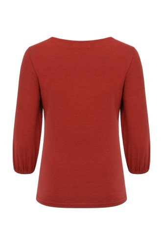 MIA z rękawkami 3:4 Brick Red tył.jpg