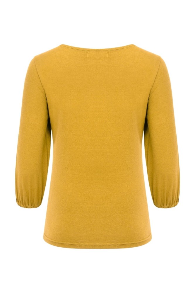 MIA z rękawkami 3:4 Mineral Yellow tył.jpg