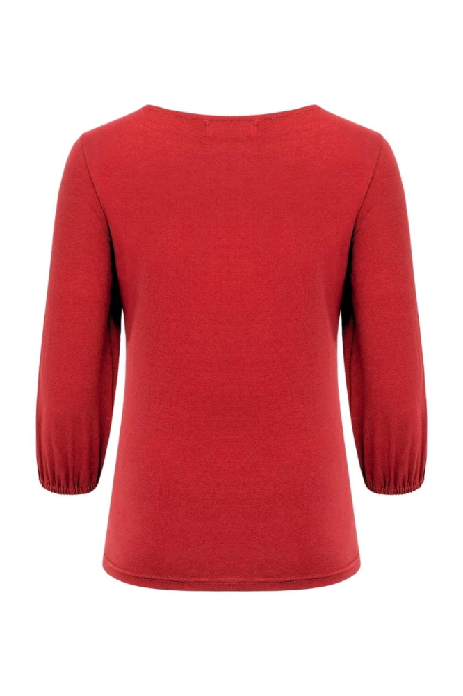 MIA z rękawkami 3:4 Ribbon Red tył.jpg