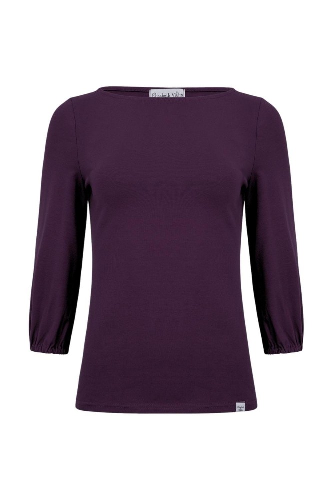 MIA z rękawkami 3:4 Plum Purple przód.jpg