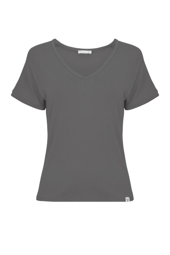 VAYA z krótkimi rękawami Charcoal Gray przód.jpg