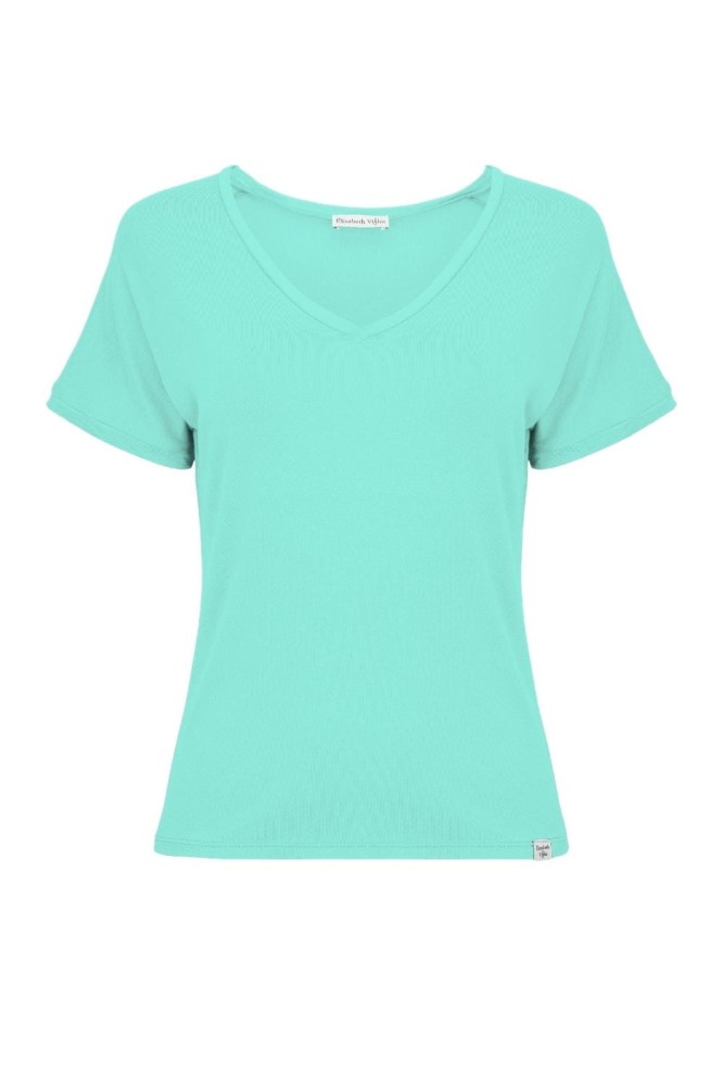 VAYA z krótkimi rękawami Blue Turquoise przód.jpg