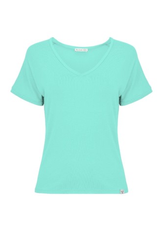 VAYA z krótkimi rękawami Blue Turquoise przód.jpg