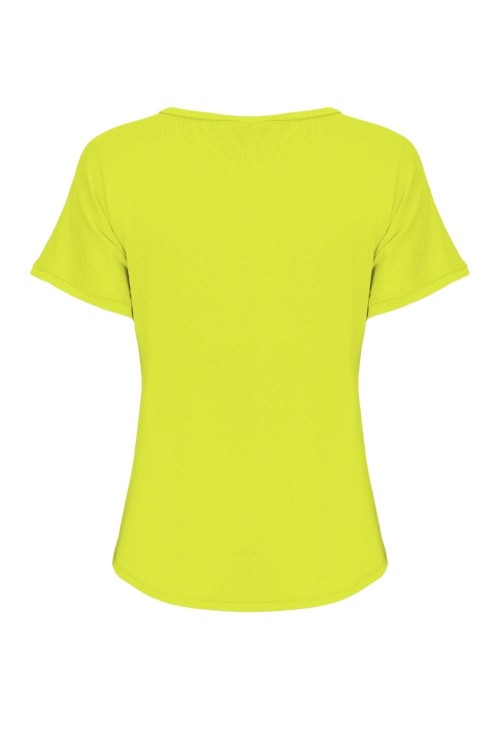 VAYA z krótkimi rękawami Bright Chartreuse tył.jpg