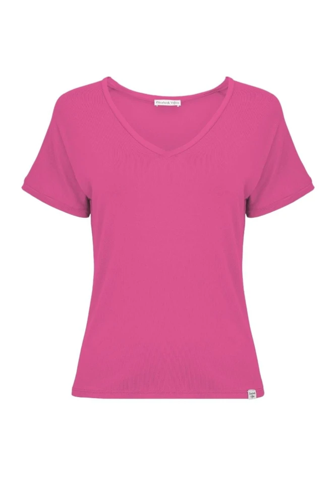 VAYA z krótkimi rękawami Fuchsia Rose przód.jpg