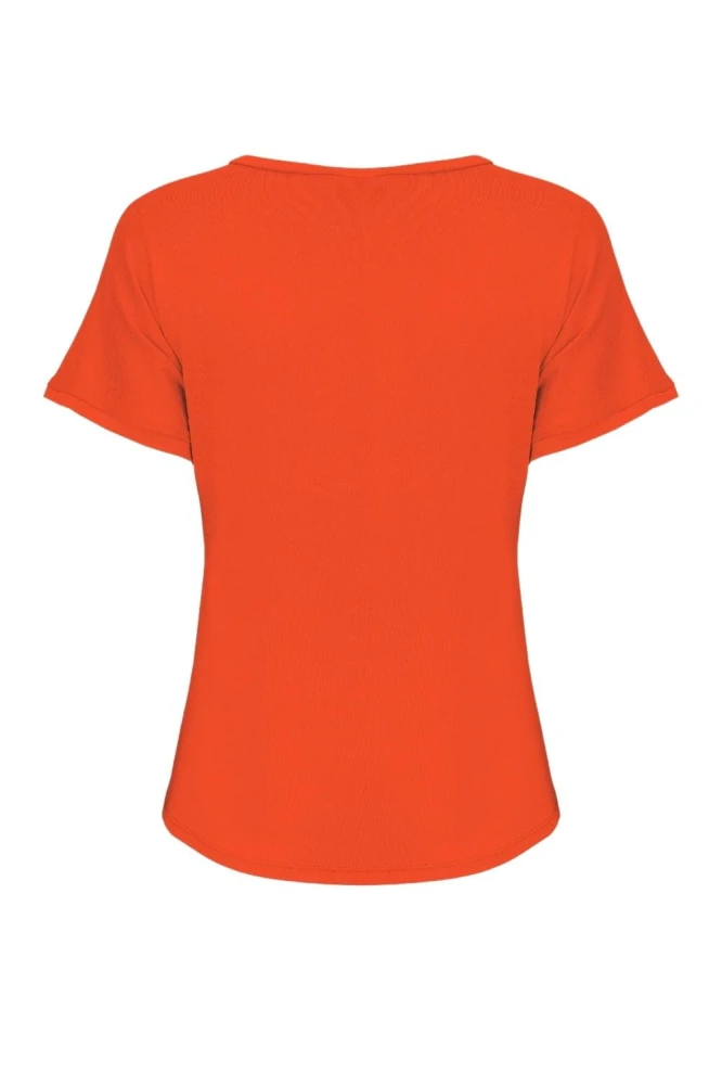 VAYA z krótkimi rękawami Mandarin Red tył.jpg