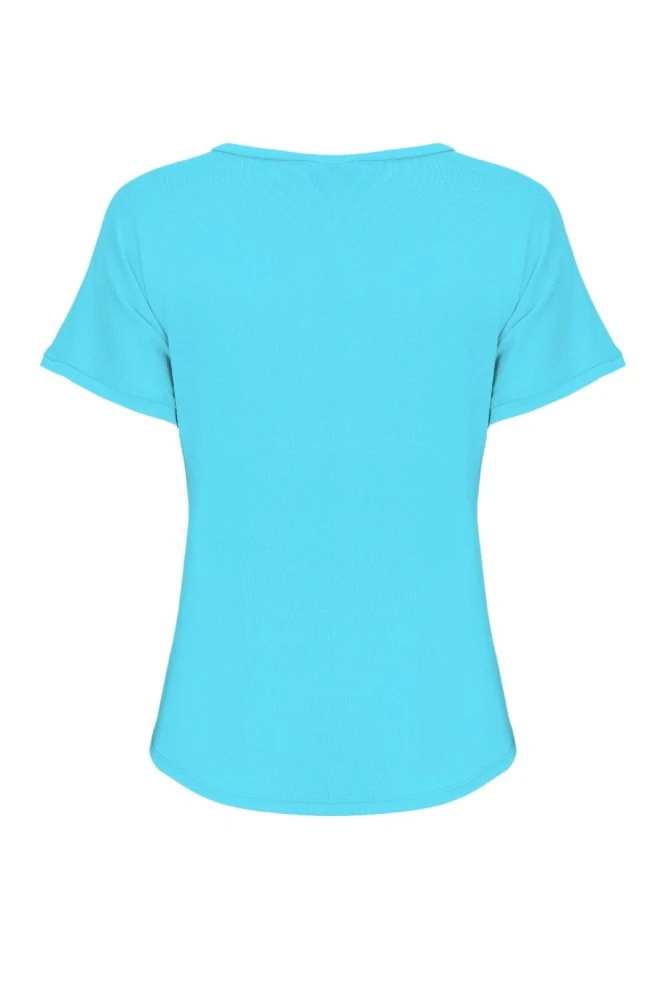 VAYA z krótkimi rękawami Cyan Blue tył.jpg