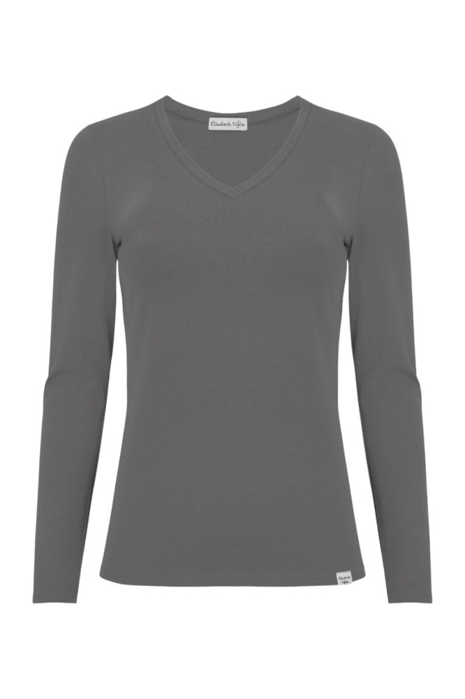 VERA z długimi rękawami Charcoal Gray przód.jpg