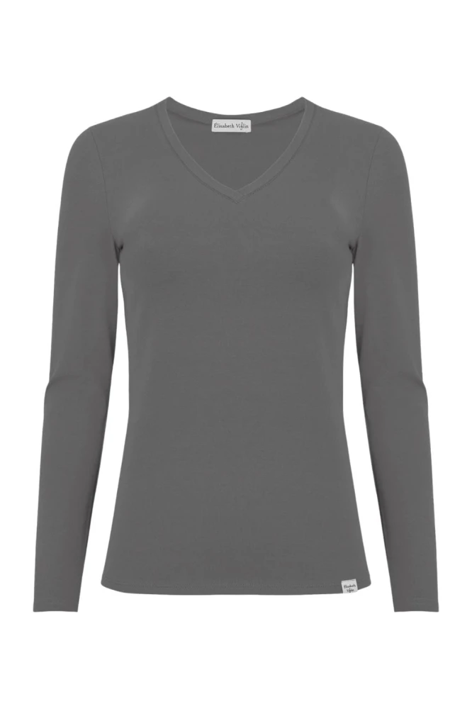 VERA z długimi rękawami Charcoal Gray przód.jpg