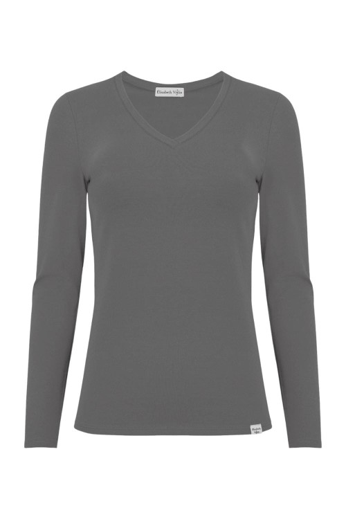 VERA z długimi rękawami Charcoal Gray przód.jpg