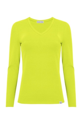 VERA z długimi rękawami Bright Chartreuse przód.jpg