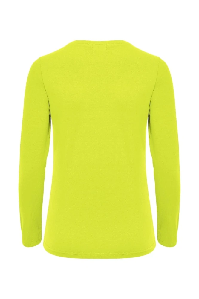 VERA z długimi rękawami Bright Chartreuse tył.jpg