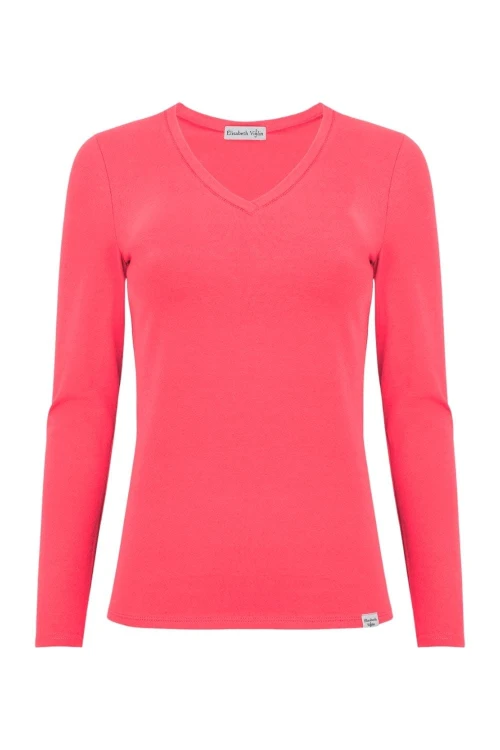 VERA z długimi rękawami Rouge Red przód.jpg