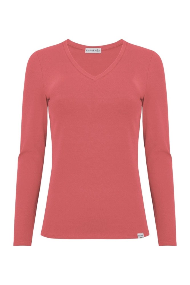 VERA z długimi rękawami Garnet Rose przód.jpg