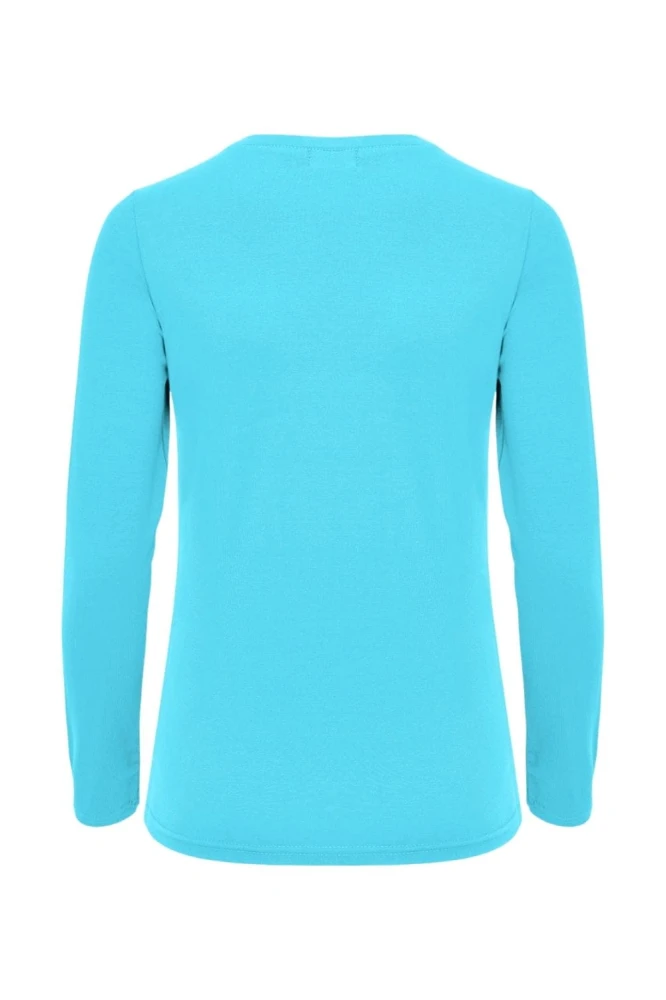 VERA z długimi rękawami Cyan Blue tył.jpg