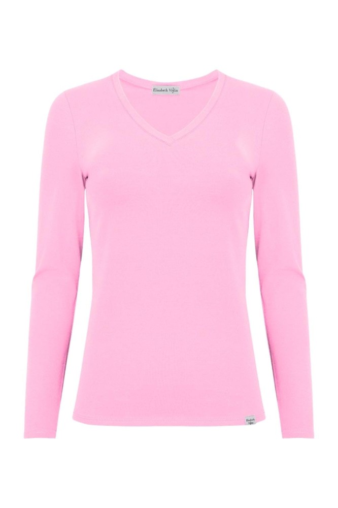 VERA z długimi rękawami Sea Pink przód.jpg