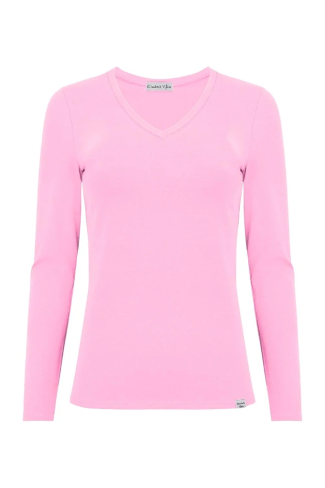 VERA z długimi rękawami Sea Pink przód.jpg
