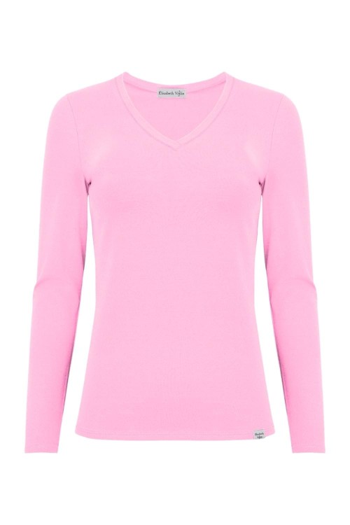 VERA z długimi rękawami Sea Pink przód.jpg