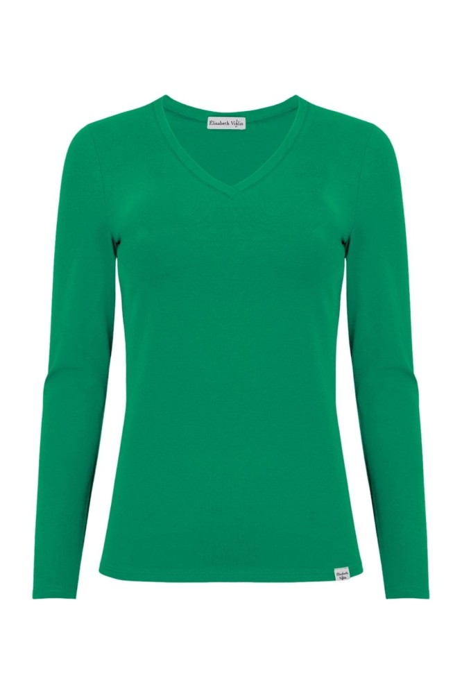 VERA z długimi rękawami Deep Green przód.jpg