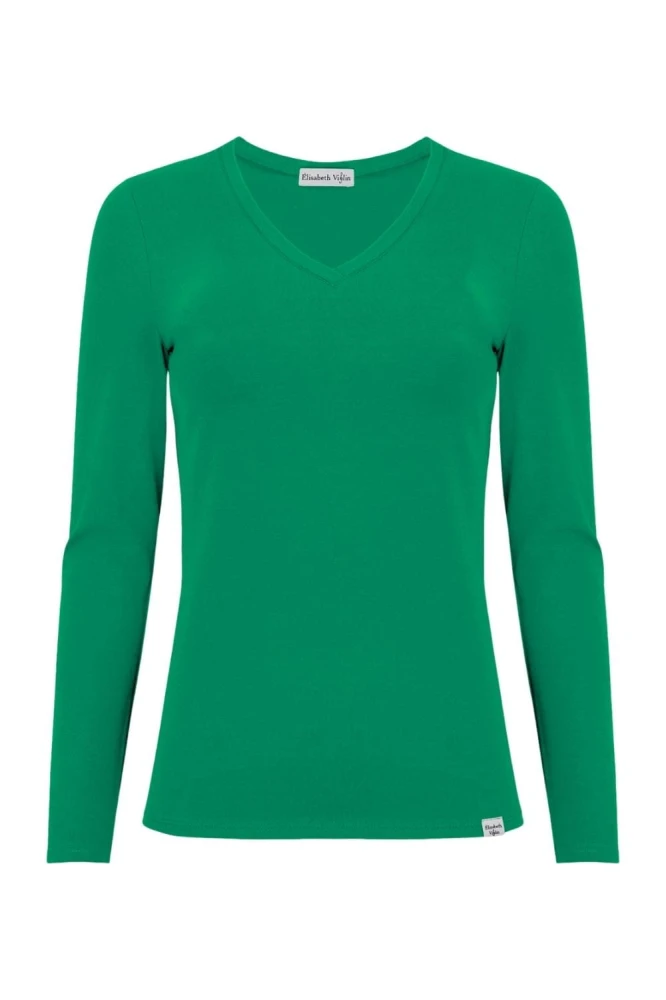 VERA z długimi rękawami Deep Green przód.jpg