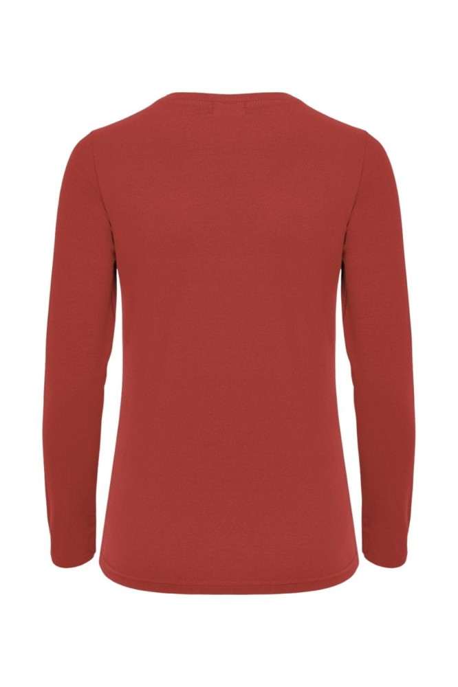 VERA z długimi rękawami Brick Red tył.jpg