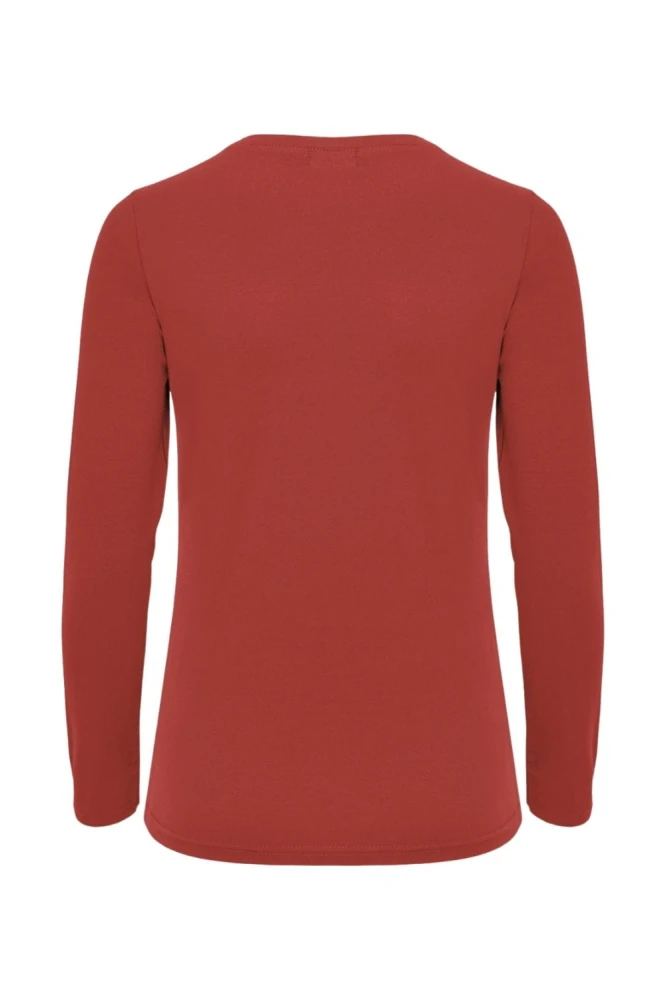VERA z długimi rękawami Brick Red tył.jpg
