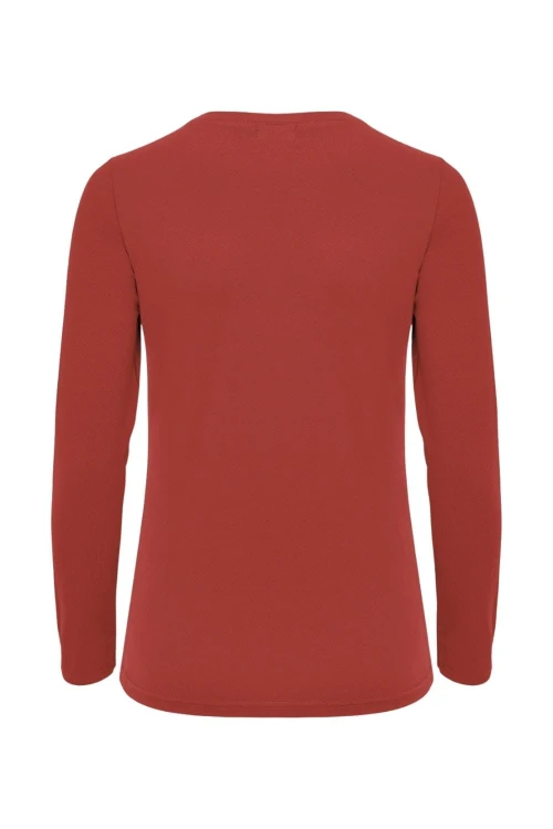 VERA z długimi rękawami Brick Red tył.jpg