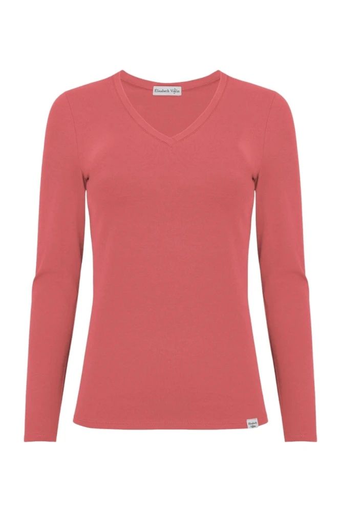 VERA z długimi rękawami Garnet Rose przód.jpg