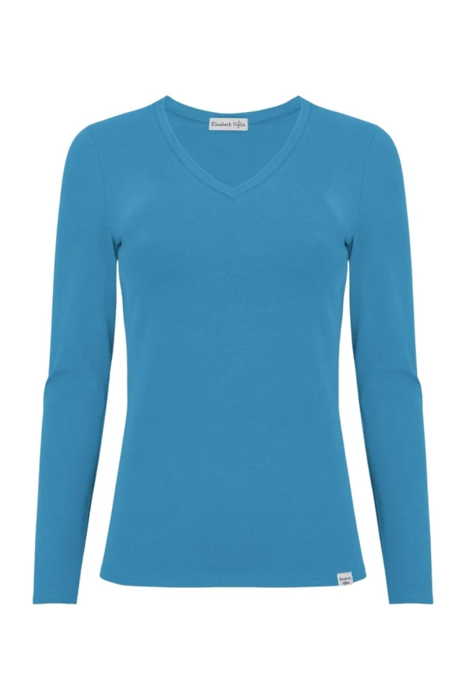 VERA z długimi rękawami Vivid Blue przód.jpg