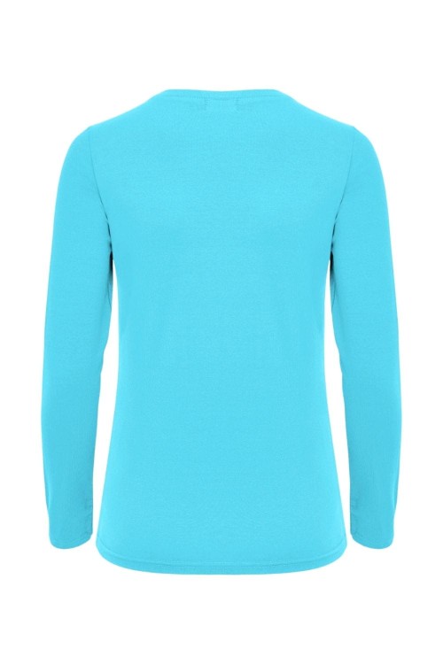 VERA z długimi rękawami Cyan Blue tył.jpg