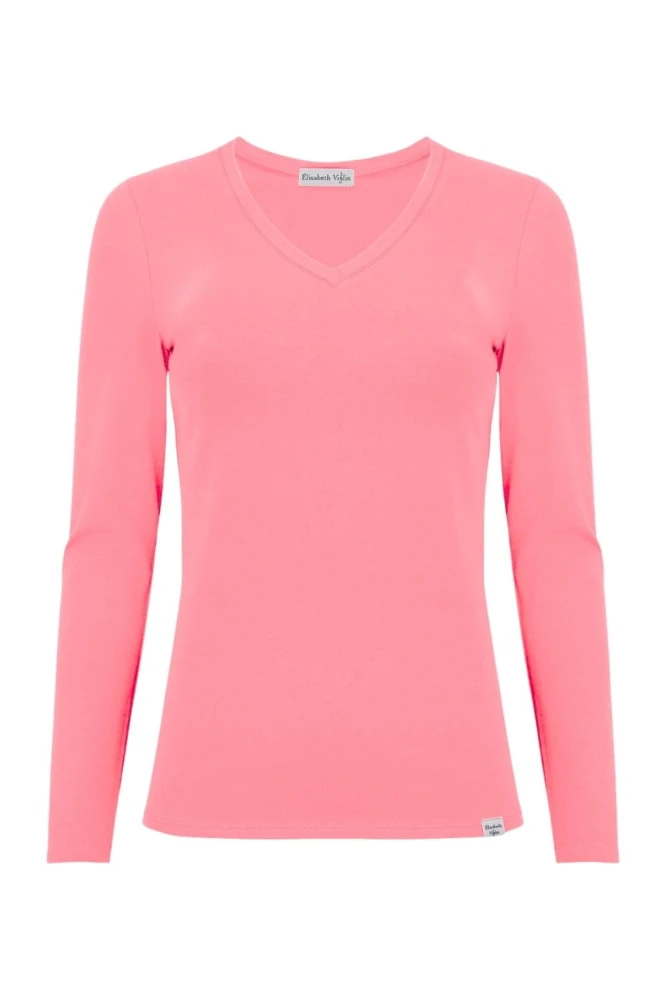 VERA z długimi rękawami Geranium Pink przód.jpg