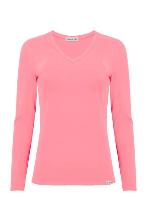 VERA z długimi rękawami Geranium Pink przód.jpg