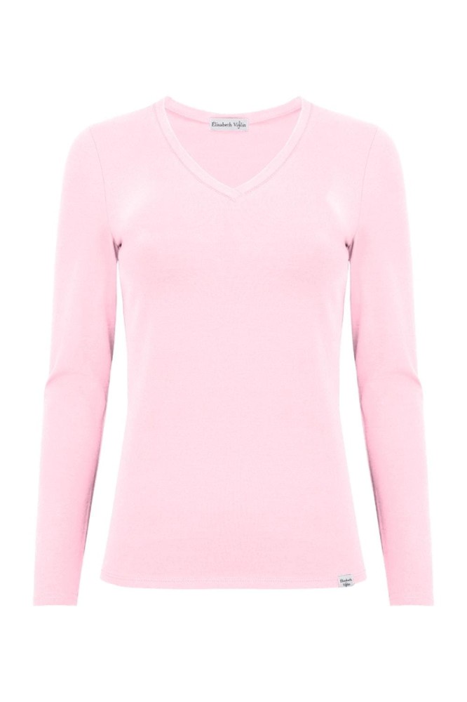 VERA z długimi rękawami Parfait Pink przód.jpg