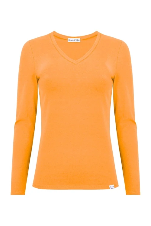 VERA z długimi rękawami Blazing Orange przód.jpg