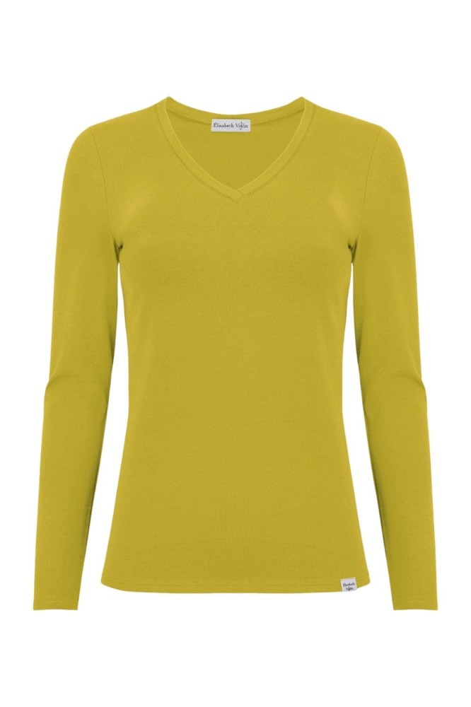VERA z długimi rękawami Golden Olive przód.jpg