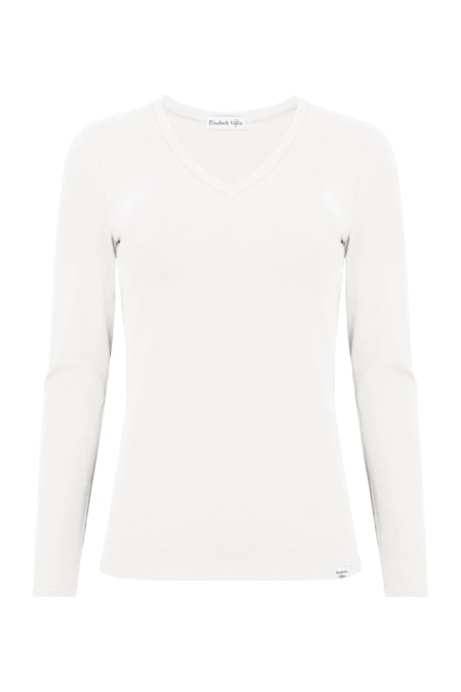 VERA z długimi rękawami Star White przód.jpg