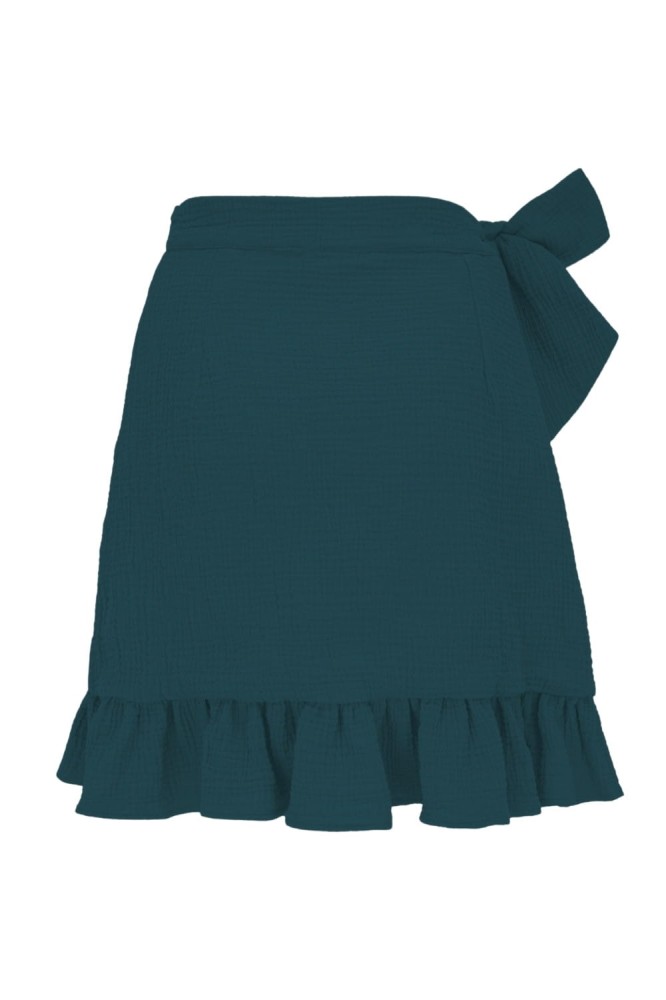 ROSALIA muślinowa - 50 cm - Deep Teal tył.jpg