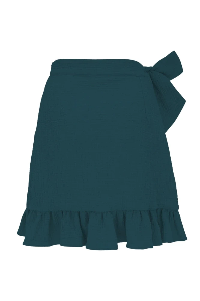 ROSALIA muślinowa - 50 cm - Deep Teal tył.jpg