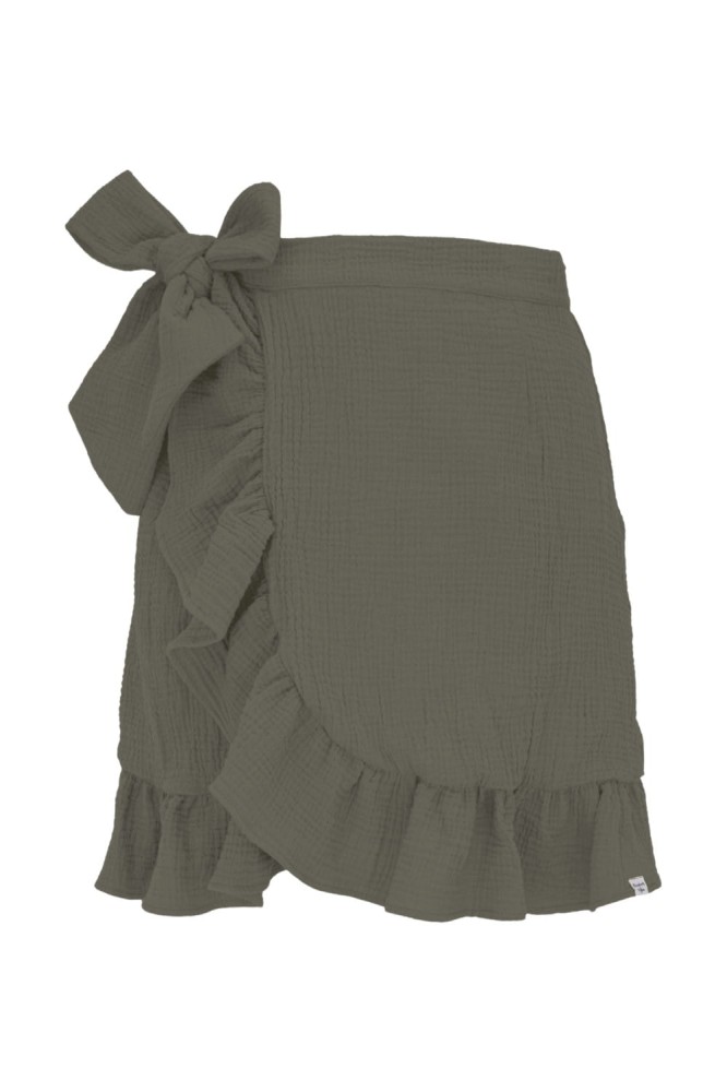 ROSALIA muślinowa - 50 cm - Dusty Olive przód.jpg
