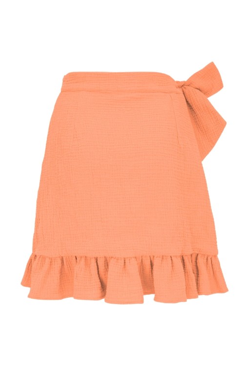 ROSALIA muślinowa - 50 cm - Dusty Orange tył.jpg