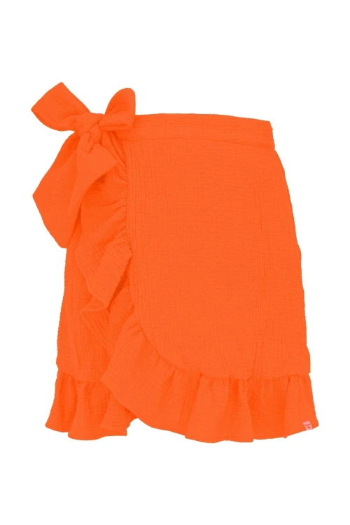 ROSALIA muślinowa - 50 cm - Persimmon Orange przód.jpg