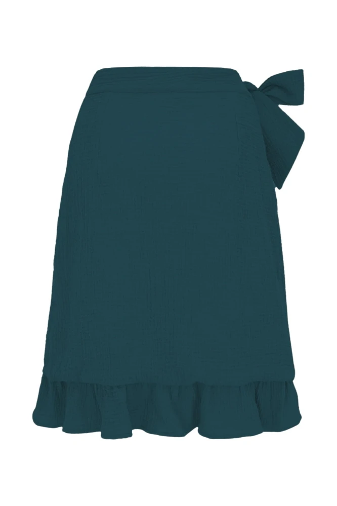 ROSALIA muślinowa - 60 cm - Deep Teal tył.jpg