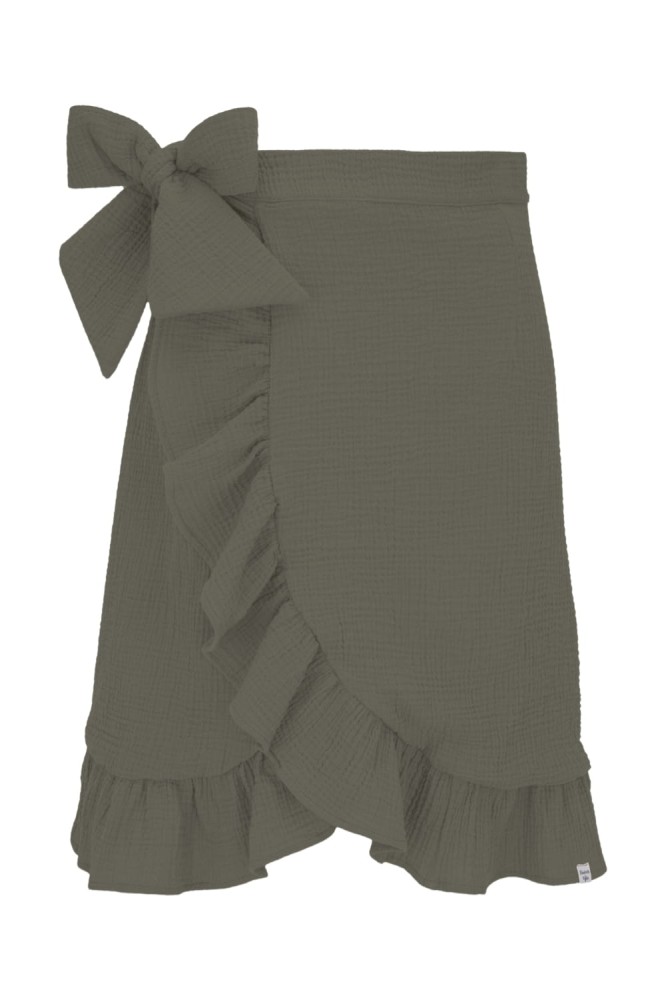 ROSALIA muślinowa - 60 cm - Dusty Olive przód.jpg