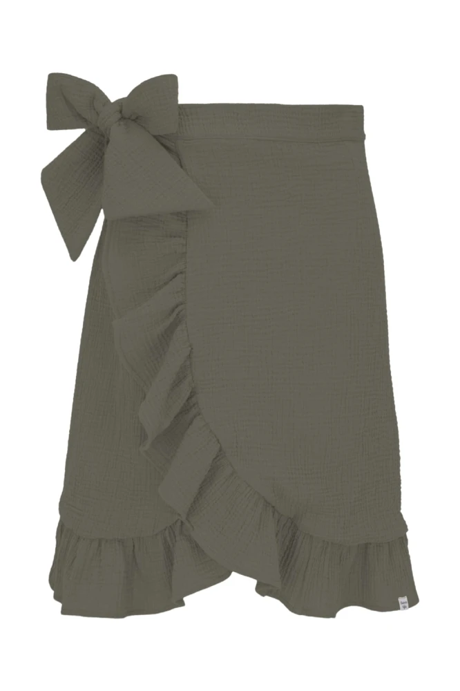 ROSALIA muślinowa - 60 cm - Dusty Olive przód.jpg